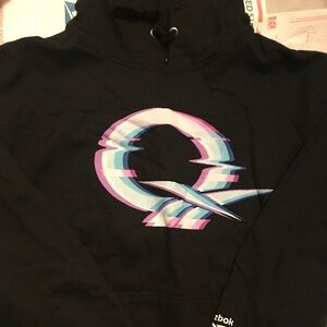 Men’s Reebok Allen Iverson The Question 3D Multicolor Logo Hoodie SIze Large